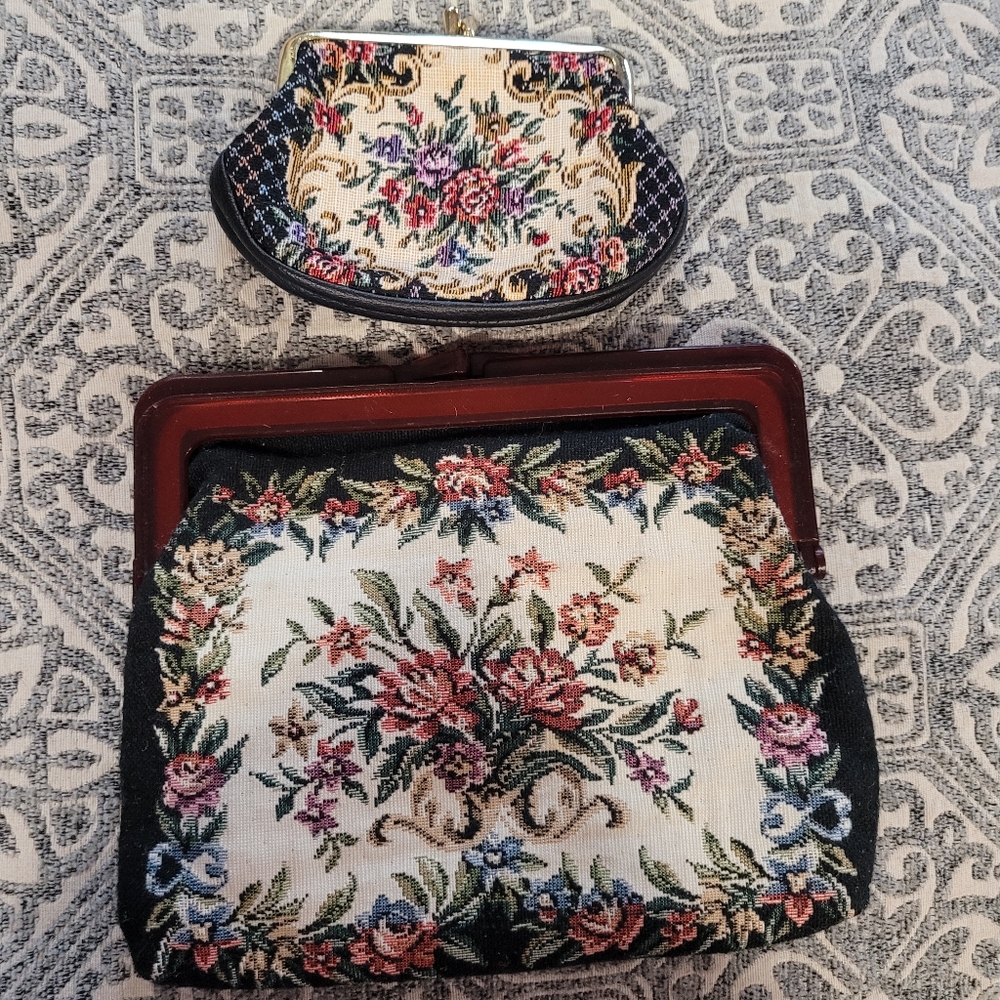 Embroidered purses